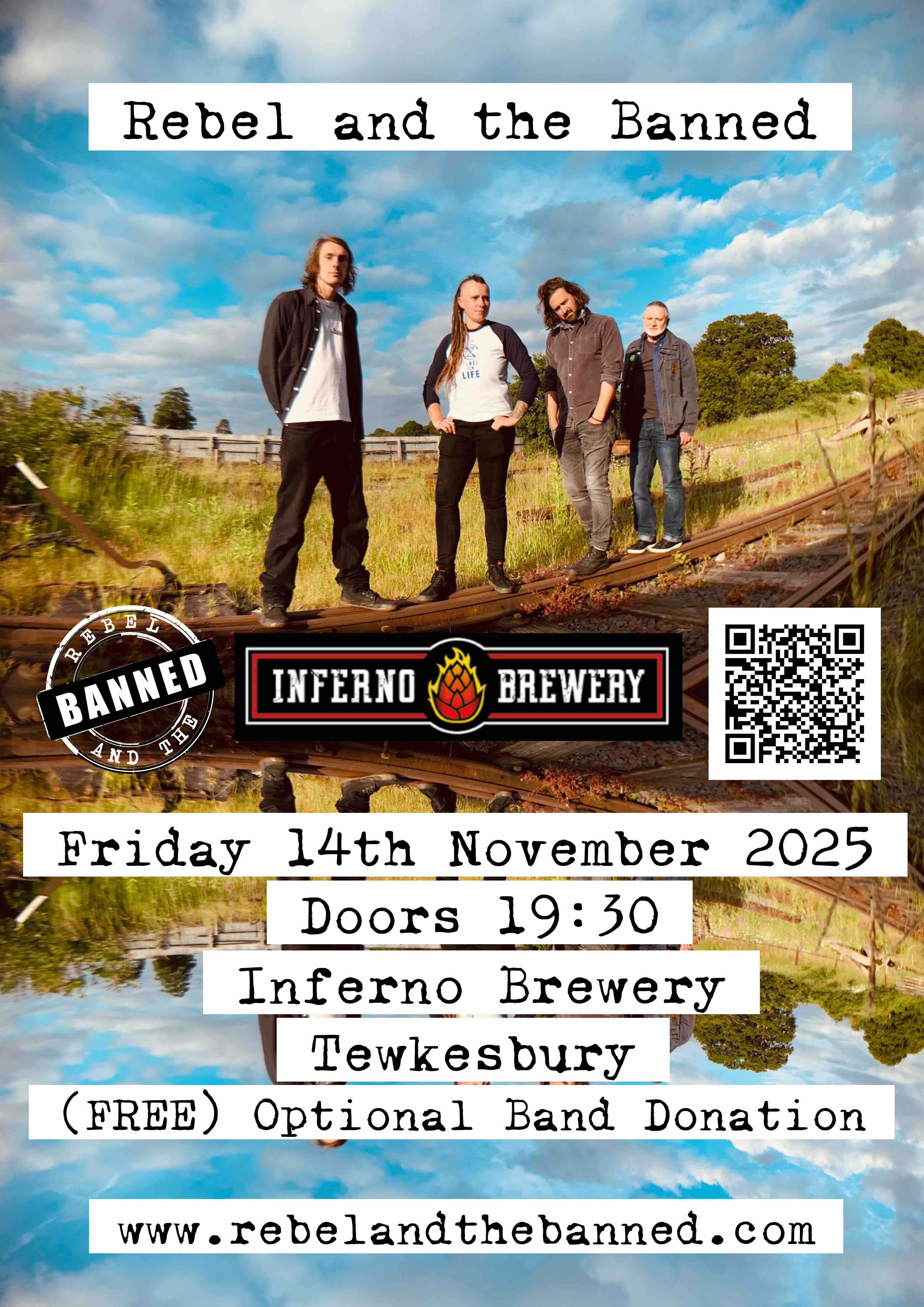Inferno Brewery Rebel and the Banned poster